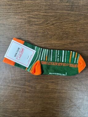 University of Miami Miller School of Medicine Crew Socks